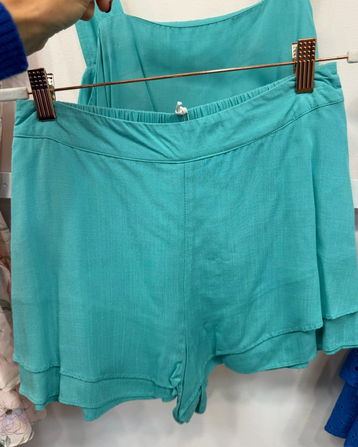 Hallie Shorts- Turquoise