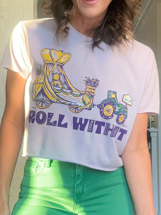 Roll With It Cropped Tee