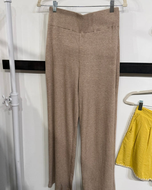 Relax Knit Pants- Taupe