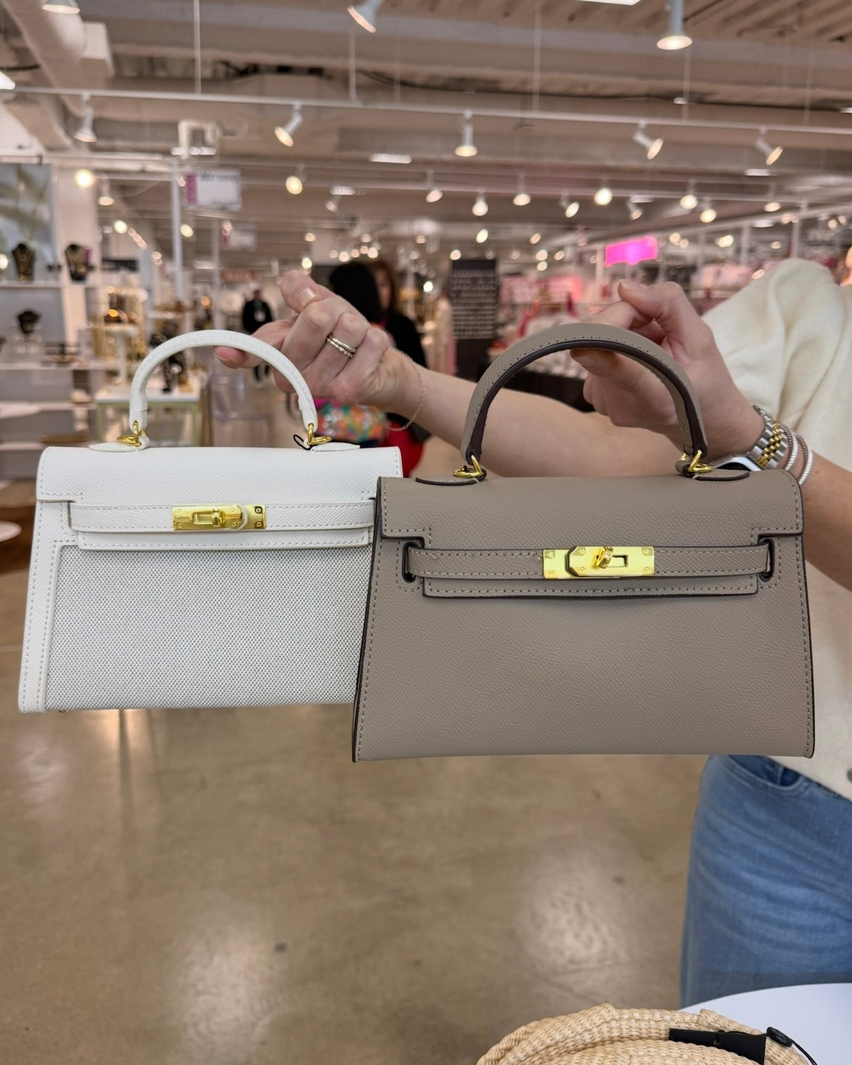 Kel Mini Bag- Taupe Smooth