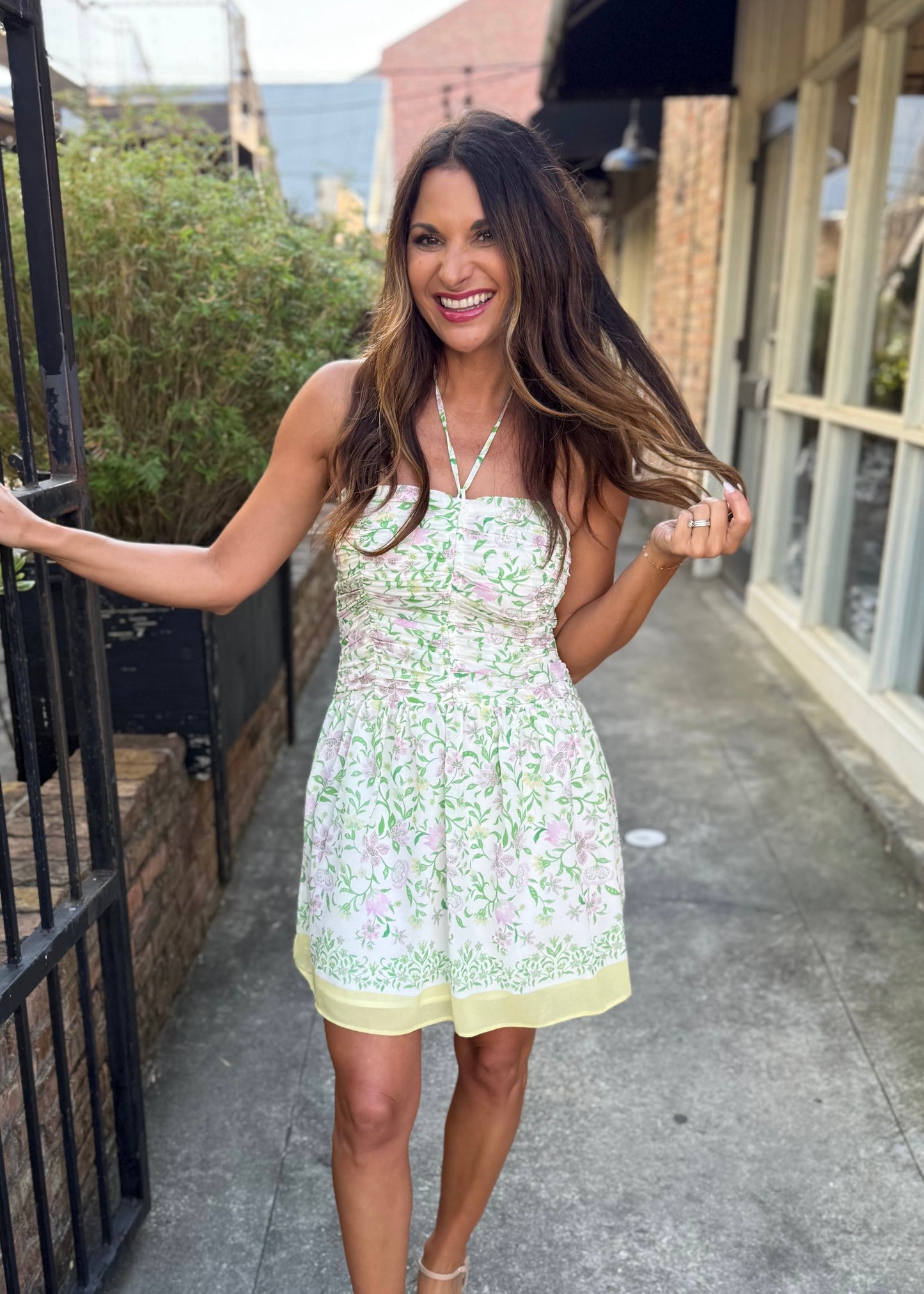 Wisteria Muse Mini Dress