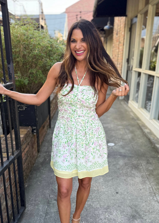 Wisteria Muse Mini Dress