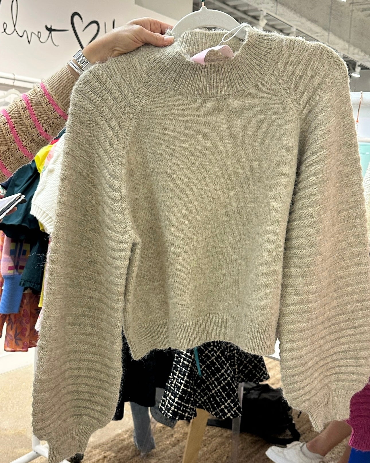 Kat Sweater- Heather Oat