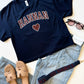 Hannan Heart Top- Navy
