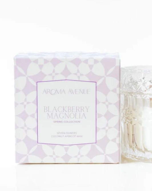 Aroma Avenue Candle- Blackberry Magnolia