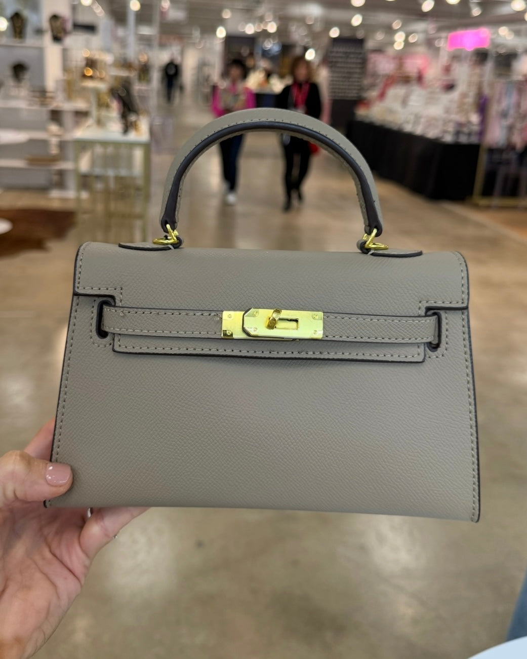 Kel Mini Bag- Taupe Smooth
