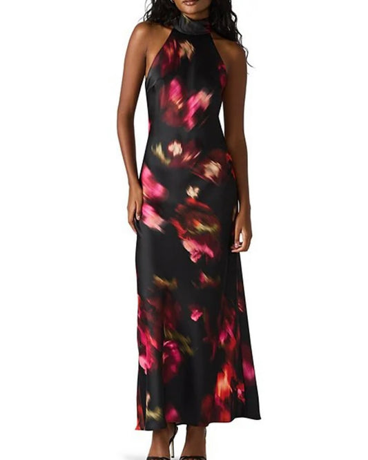 Lara Maxi Dress- Blurry Flowers