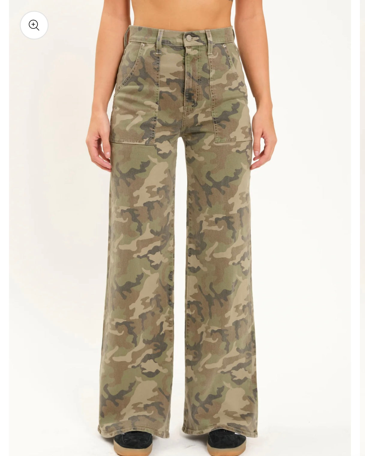 Far Out High Rise Wide Leg- Hideaway Camo