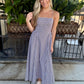 Kalley Maxi Dress- Brown