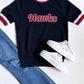 Hawks Varsity Sweater Top- Navy