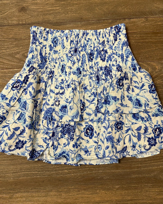 Portia Floral Mini Skirt