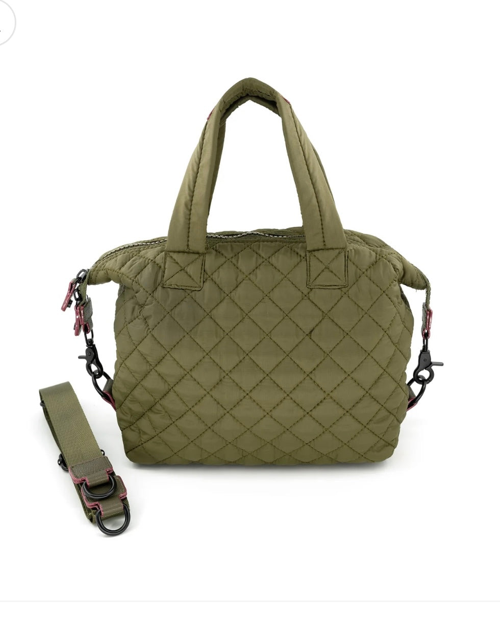 Sutton Quilted Bag- Olive