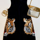 SC Tiger Head Tank Dress- Black