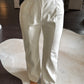 Rio Pants- White Faux Leather
