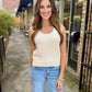 Finn Knit Tank- Cream
