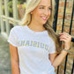 Louisiana Backwards Graphic Tee- White