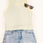 Landon Striped Tank- Blue/Yellow