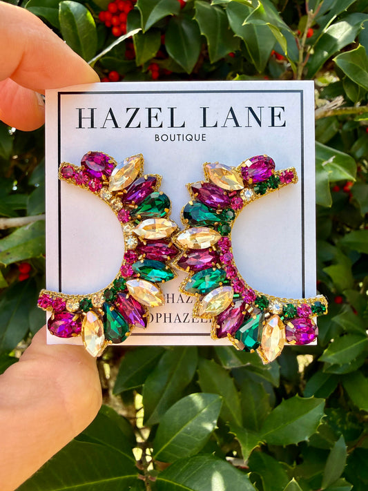 MG Gem Wing Earrings