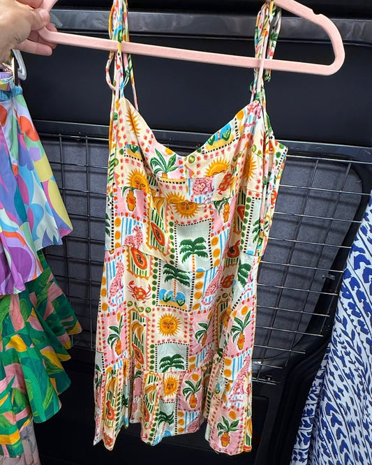 Vivi Romper- Island Postcard