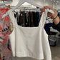 Pixie Tank- White Linen