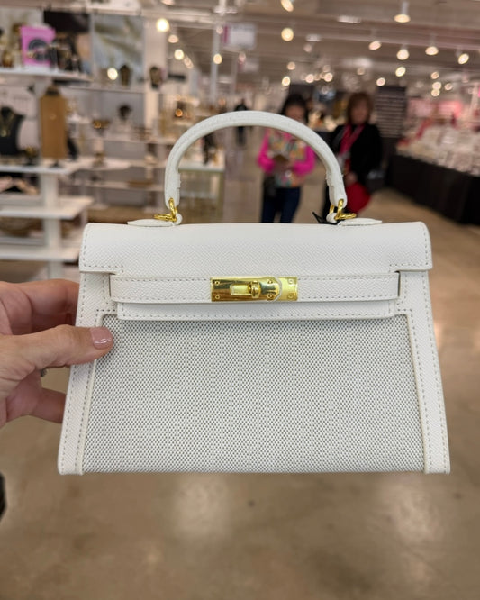 Kel Mini Bag- White Textured