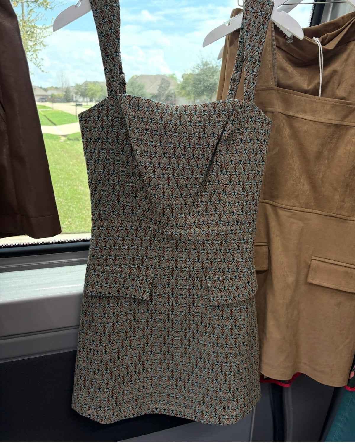 Well Romper- Amber Leaf Jacquard