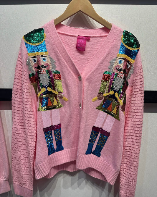 Nutcracker Cardigan- Pink