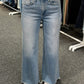 Quieter HR Ankle Wide Leg Denim