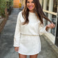 Elaina Crewneck Dress- Stone