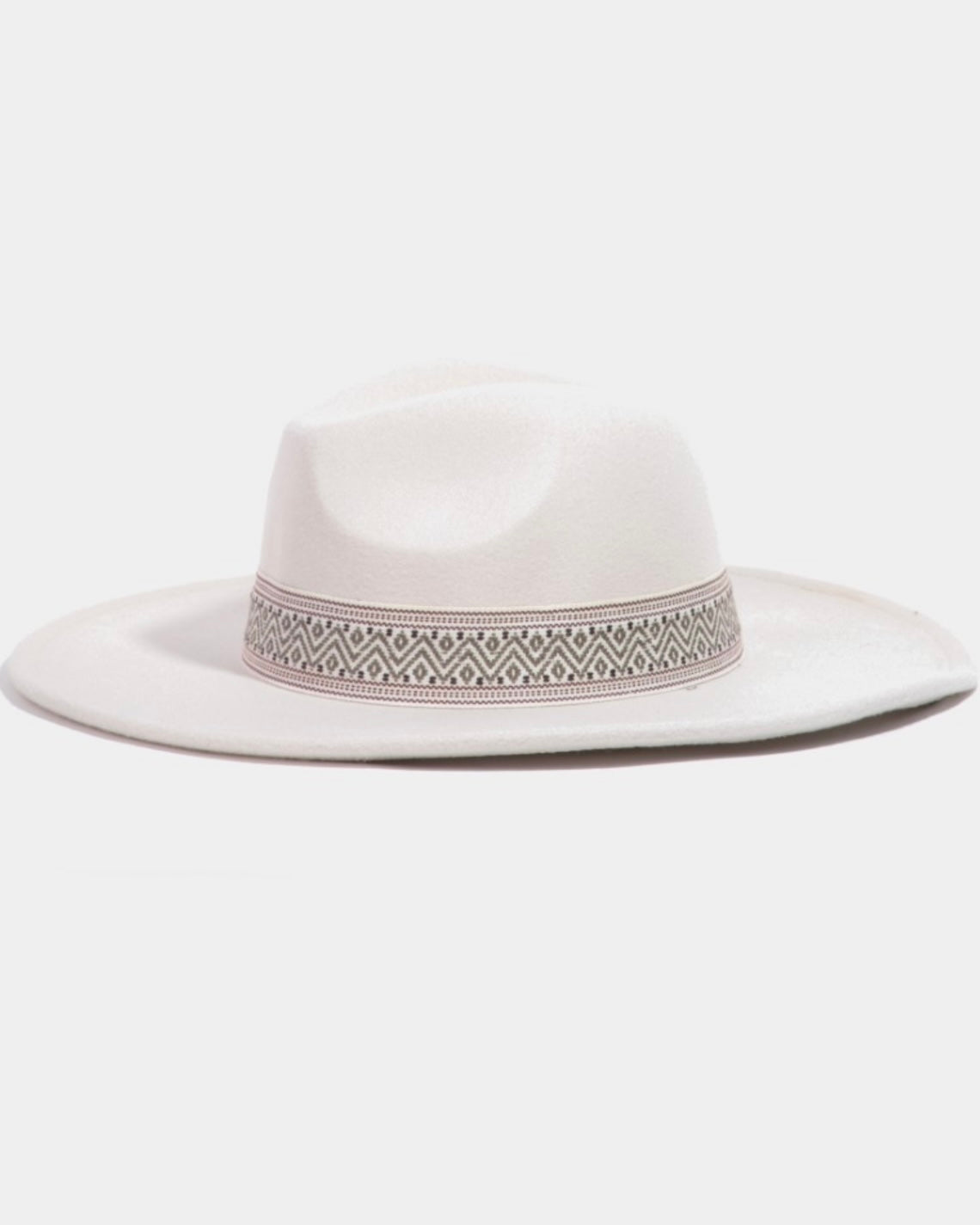 Maison Boho Suede Hat- Ivory
