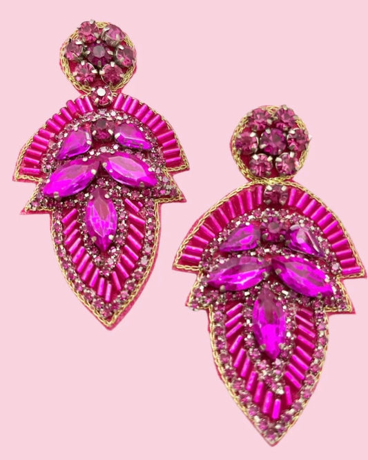 Reese Earrings- Pink