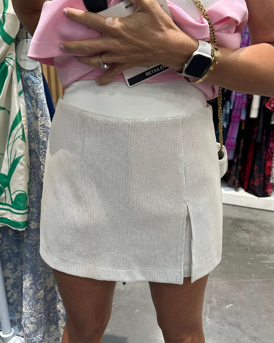 Celestina Skort- White