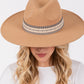 Libby Boho Suede Hat- Tan