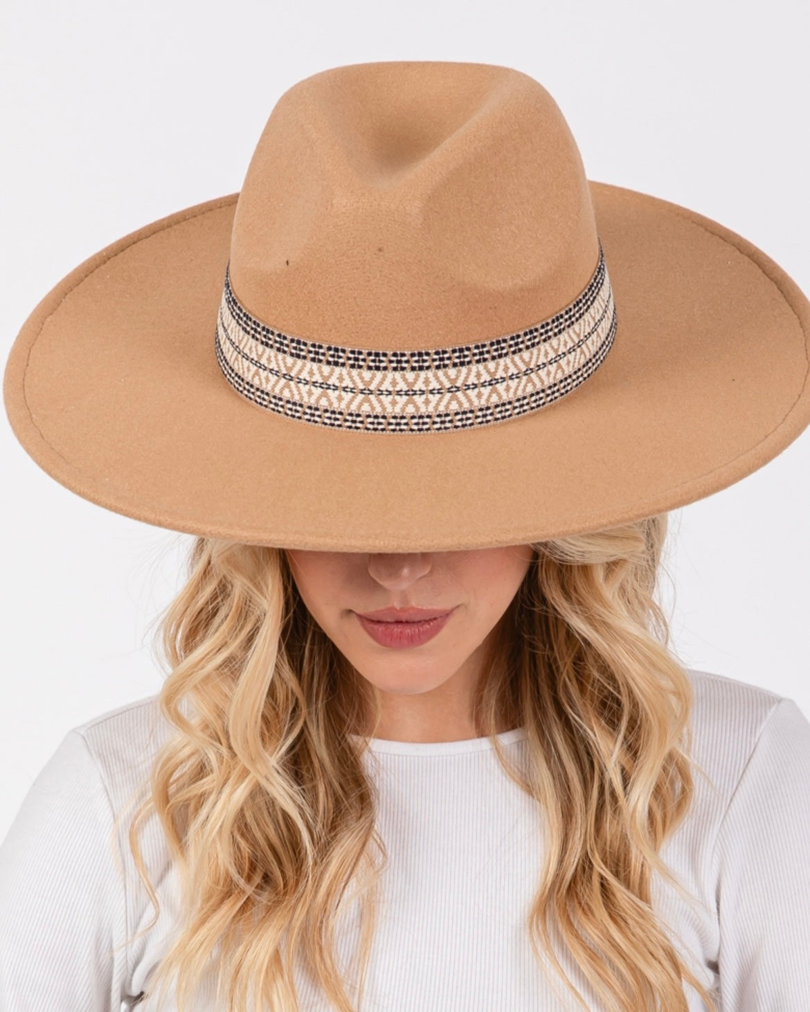 Libby Boho Suede Hat- Tan