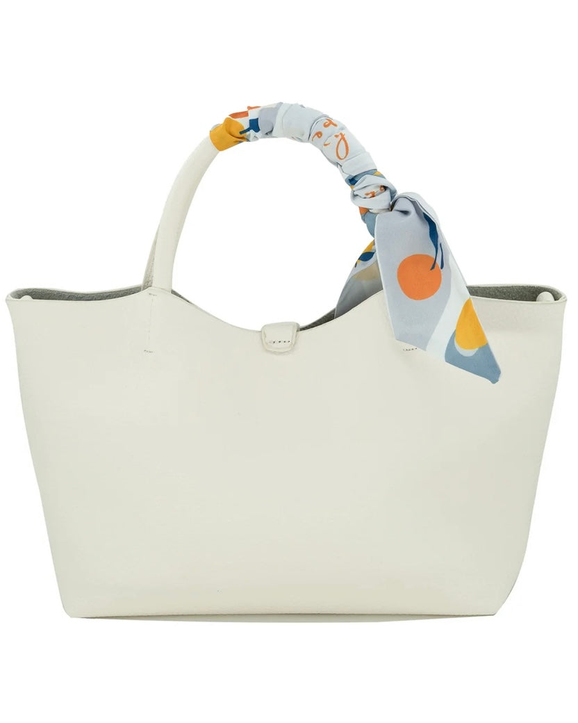 Venice Mini Tote- White