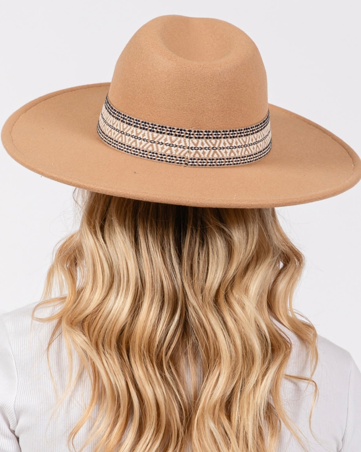 Libby Boho Suede Hat- Tan