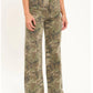 Far Out High Rise Wide Leg- Hideaway Camo