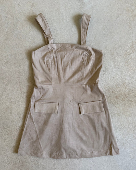 Well Romper- Taupe Greige