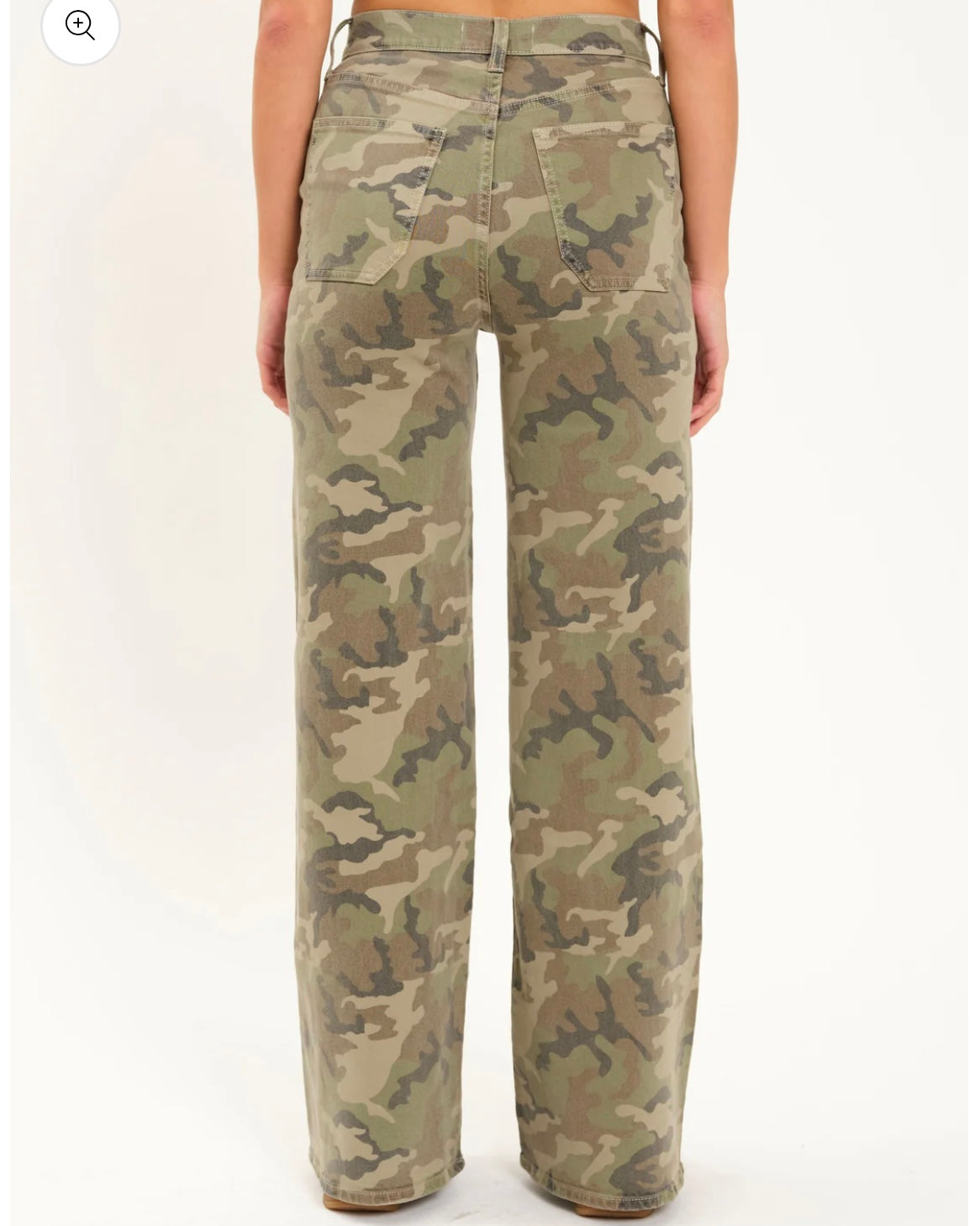 Far Out High Rise Wide Leg- Hideaway Camo