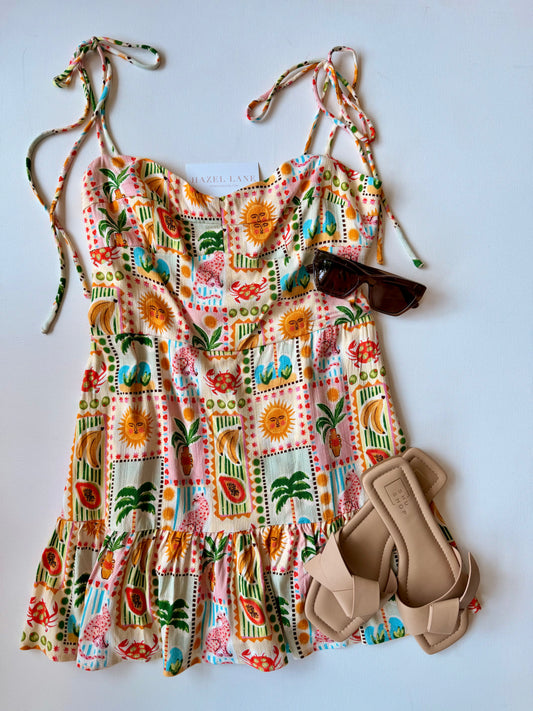 Vivi Romper- Island Postcard