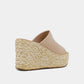 Jodie Platform Sandal- Nude