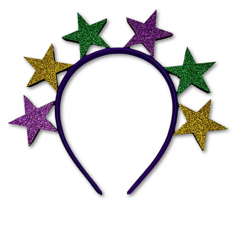 Mardi Gras Star Headband