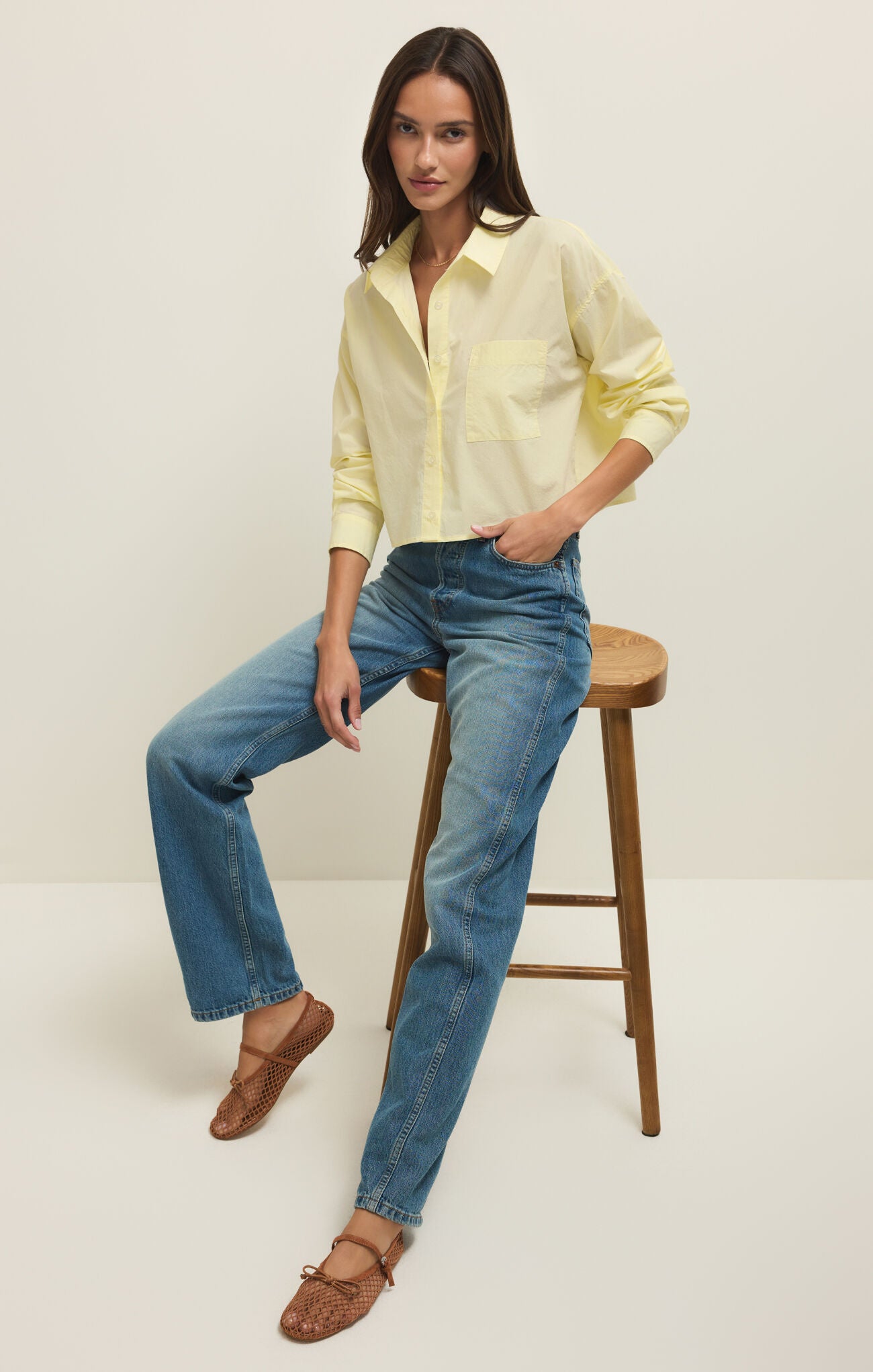 Z Supply Lisette Top- Pineapple