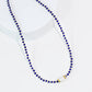 Glowy Bean Necklace- Blue