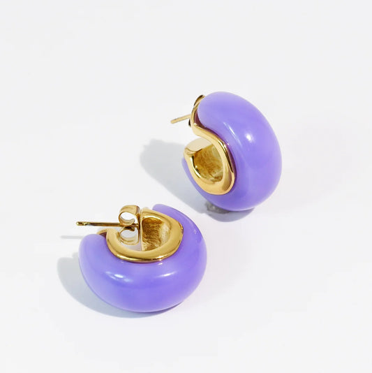 Candy Purple Hoops
