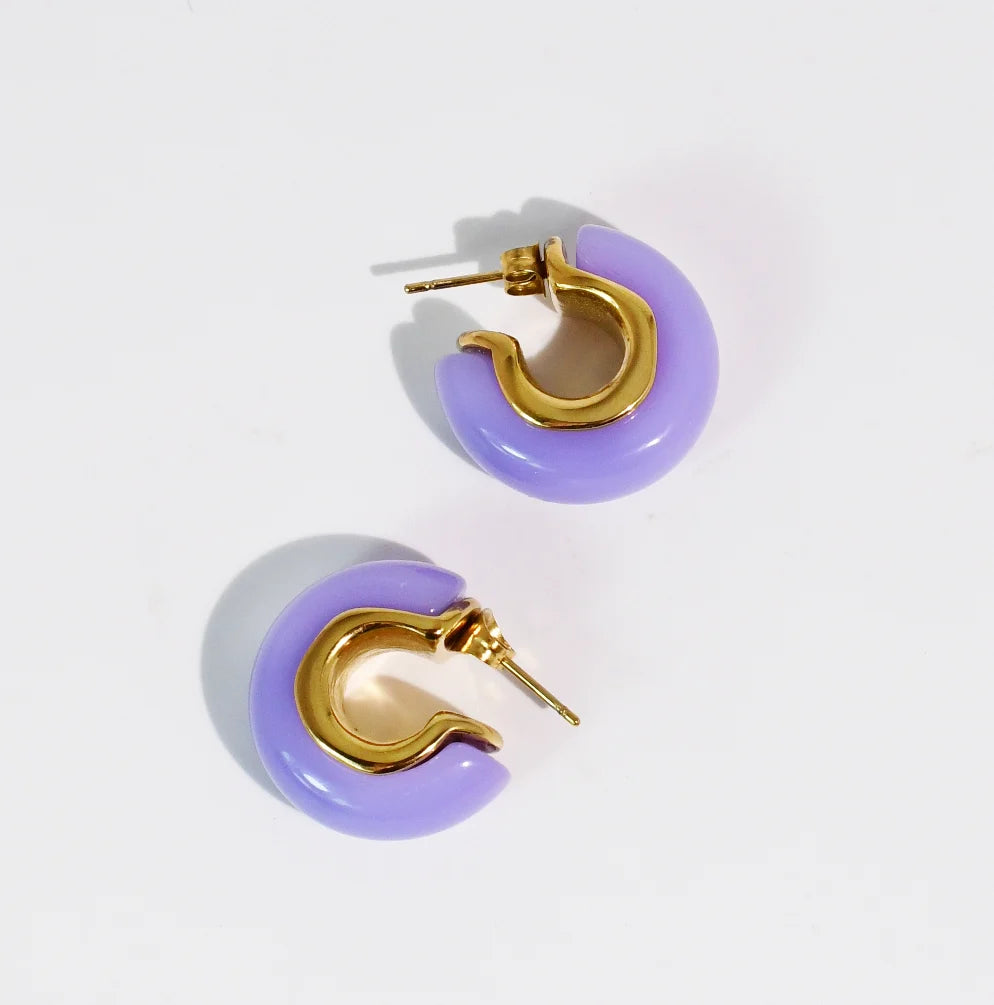 Candy Purple Hoops