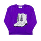 Marching Boots Tee- Purple