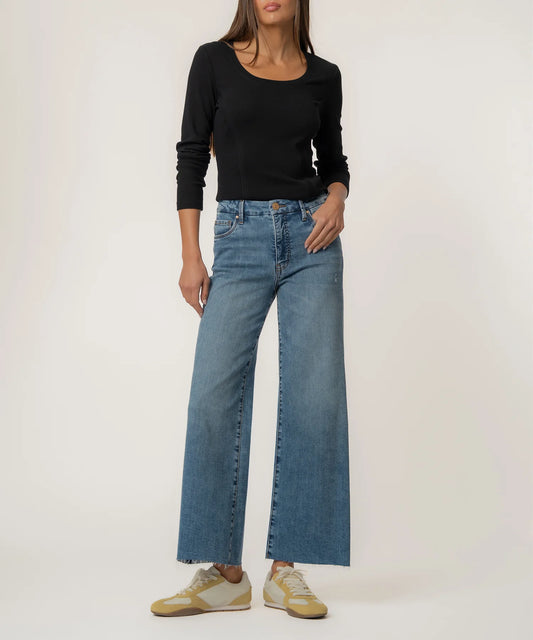 Meg (Regent) HR Wide Leg Denim