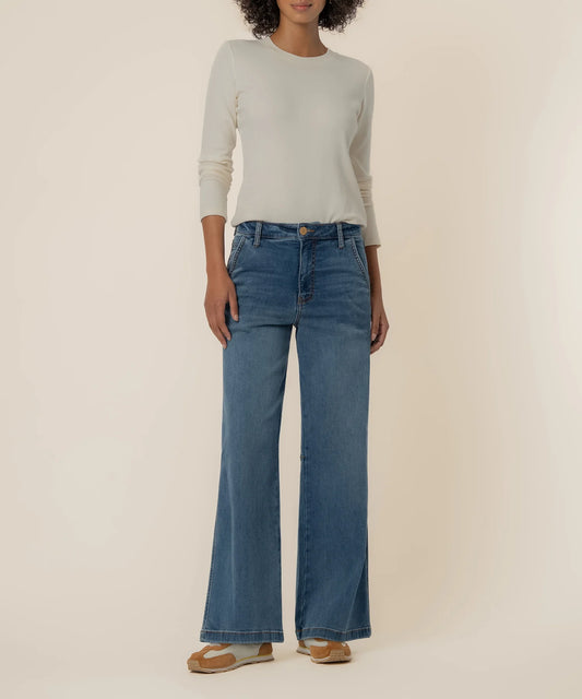 Meg (Acutely) HR Wide Leg Denim