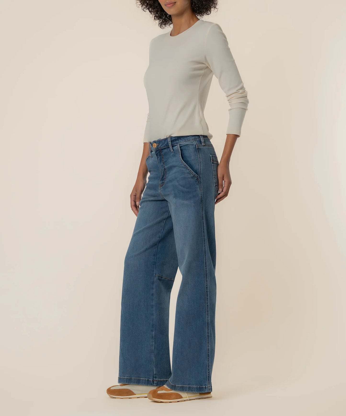 Meg (Acutely) HR Wide Leg Denim